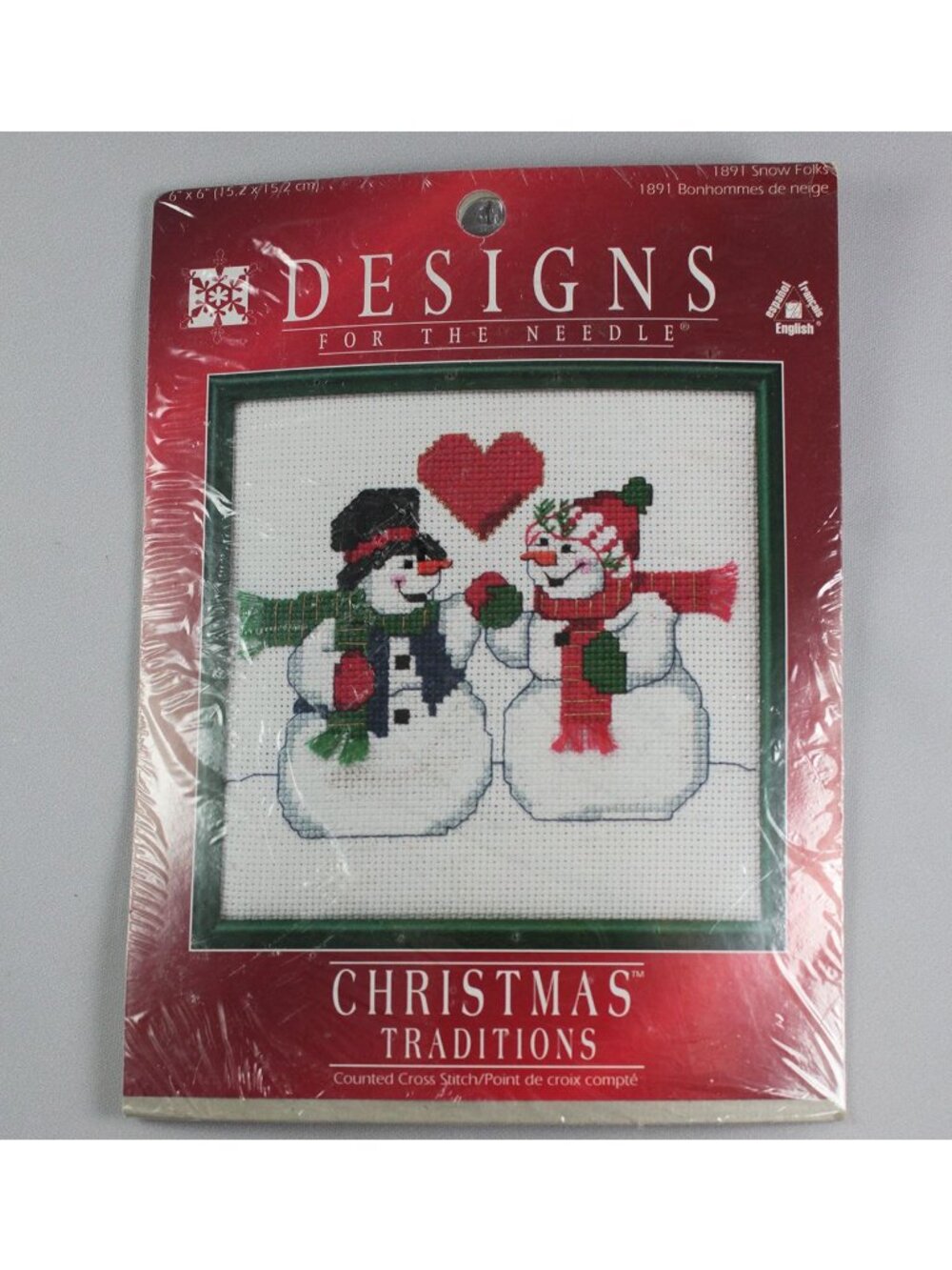 Leisure Arts Designs for the Needle Christmas Traditions 1891 Snow Folks NEW